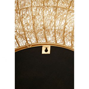 Paradise Gold Finish Wall Mirror