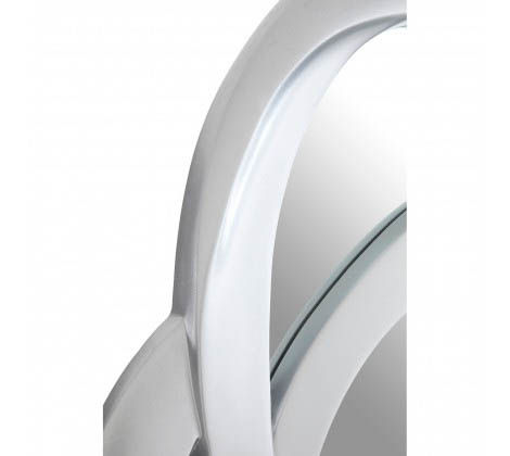 Cluny Silver Finish Elliptical Design Wall Mirror