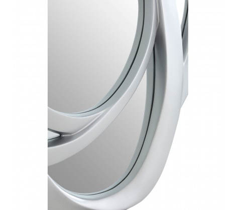 Cluny Silver Finish Elliptical Design Wall Mirror