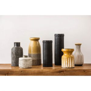 Grenfell Vector Small Earthenware Vase