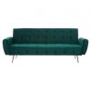 Bassett Green Velvet Sofa Bed