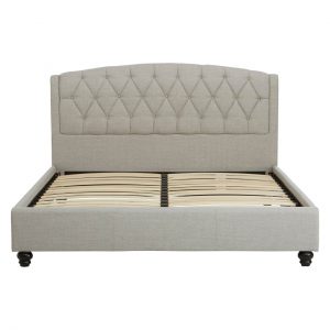 Archway Light Grey King Size Bed