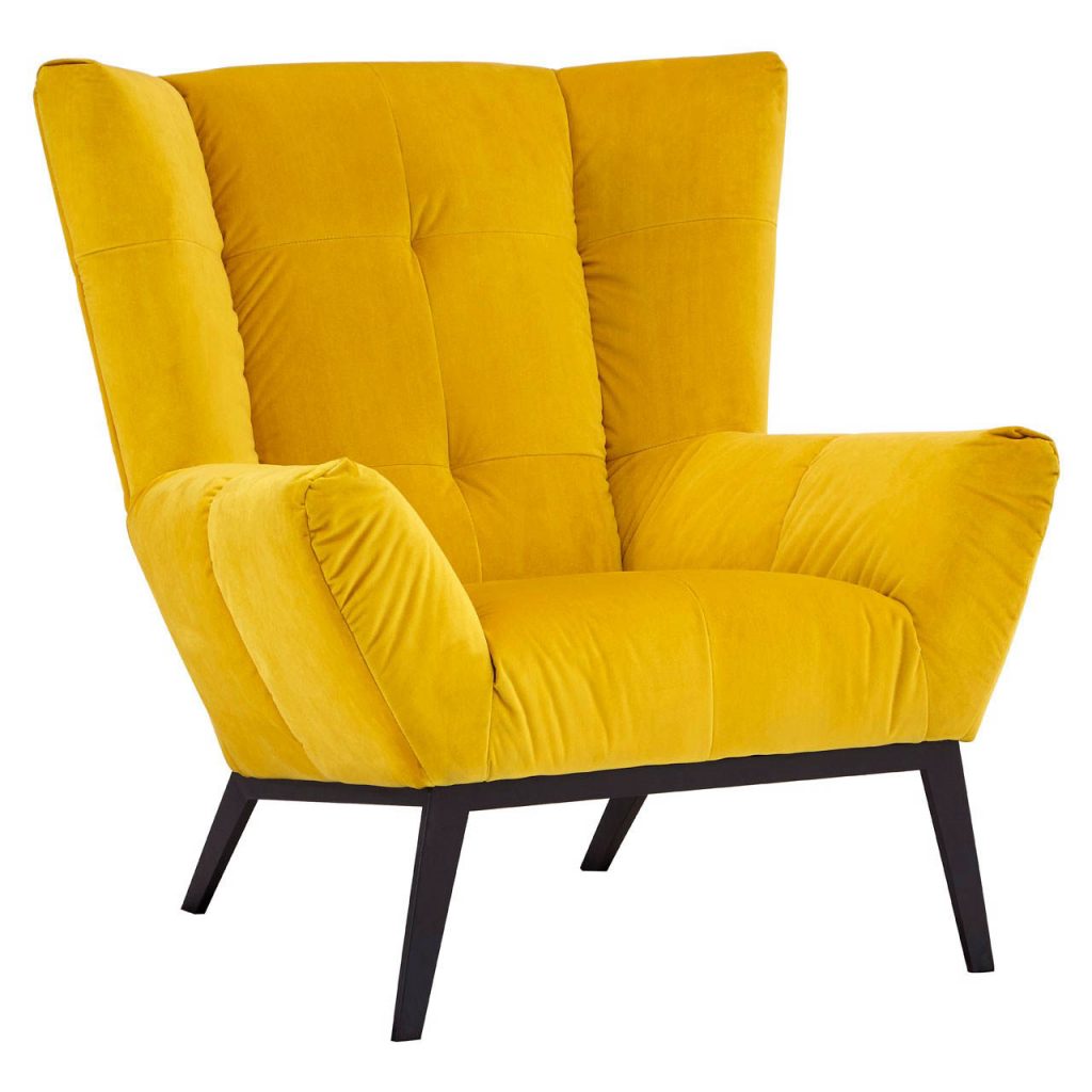 Westgate Yellow Fabric Armchair