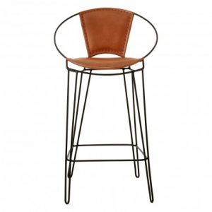 Gilston Light Brown Chair With Hairpin Legs