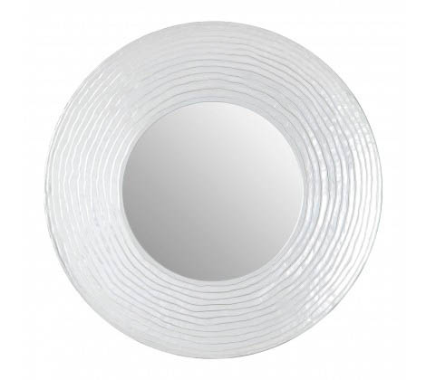 St Albans Round Wall Mirror With Silver Finish