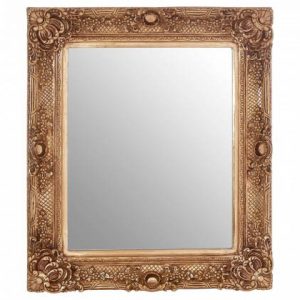 Rosehart Gold Finish Wall Mirror