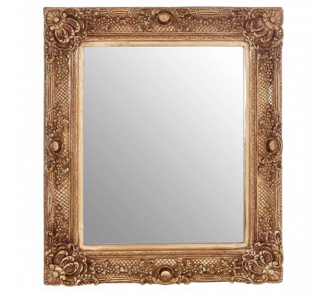 Rosehart Gold Finish Wall Mirror