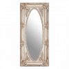 Rosehart Champagne Oval Border Wall Mirror