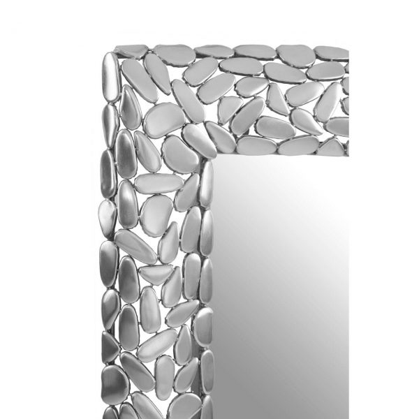 Paradise Pebble Effect Rectangular Wall Mirror