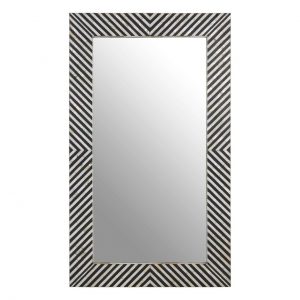 Halsey Black And White Wall Mirror