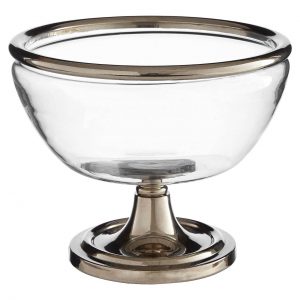 Beauchamp Glass Bowl With Raised Edges