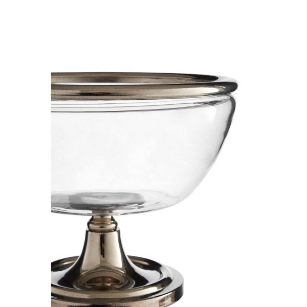 Beauchamp Glass Bowl With Raised Edges