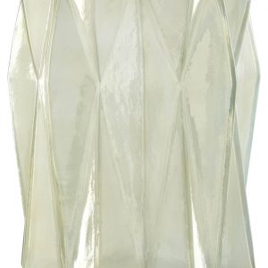 Emperors Large Irridescent Glass Candle Holder