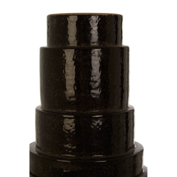 Ansleigh Black Earthenware Vase
