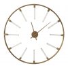 Beaufort Gold Metal Round Wall Clock