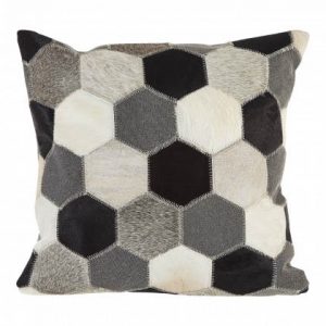 Brewster Black/White/Grey Cushion Cover