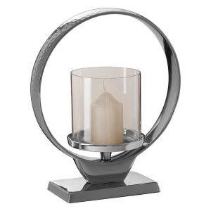 Queensberry Small Silver Candle Holder