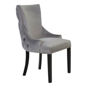 Manson Grey Velvet Dining Chair