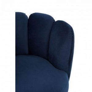Beaufort Dark Blue Velvet Chair