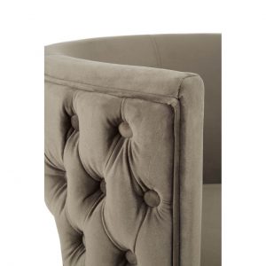 Bard Grey Velvet Chair