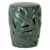 Hewer Green Ceramic Table Drum