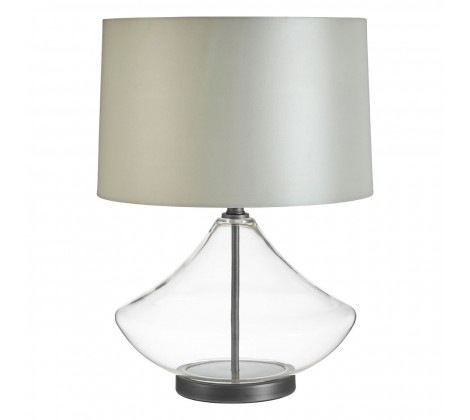 Conlan Light Grey Shade Table Lamp With Eu Plug